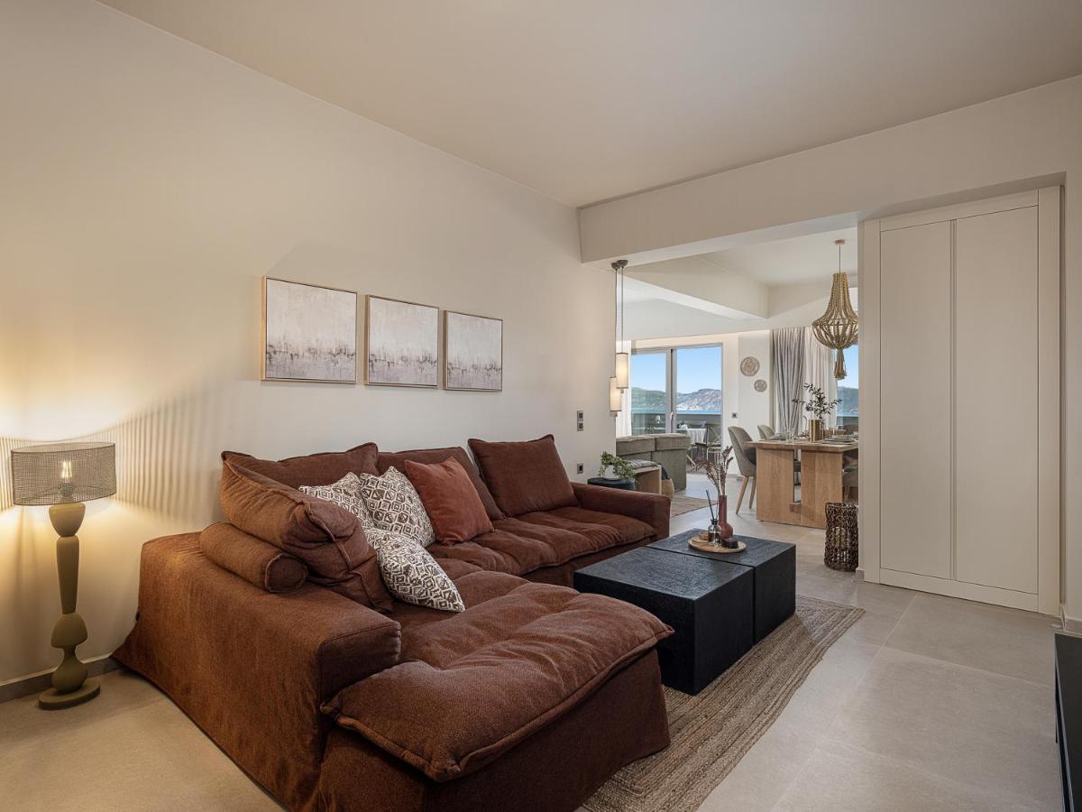 Emmanuel'S Sea View Luxury Apartment Kíssamos Buitenkant foto